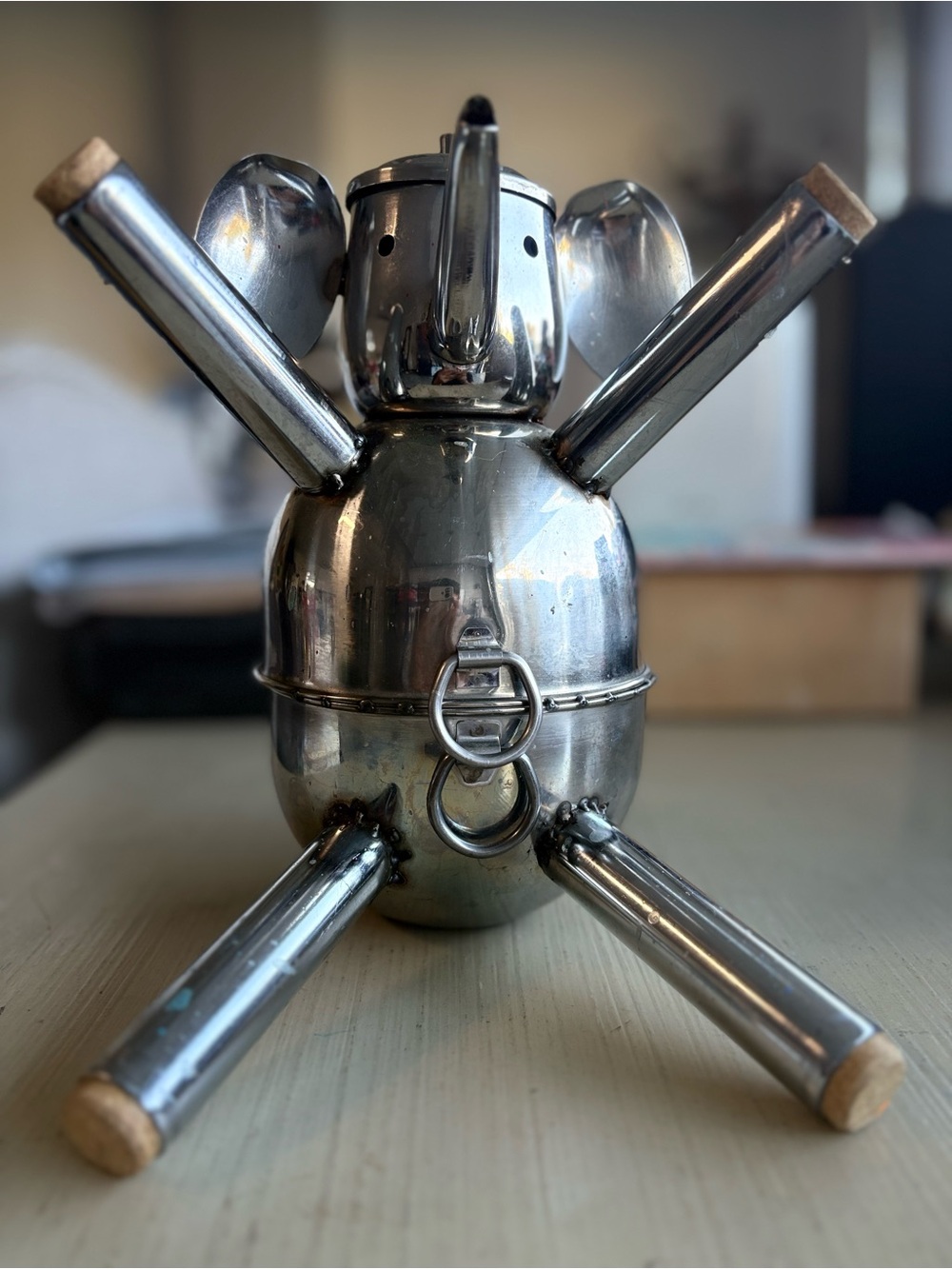 Stainless Steel Multifunction Tea Kettle - Silver